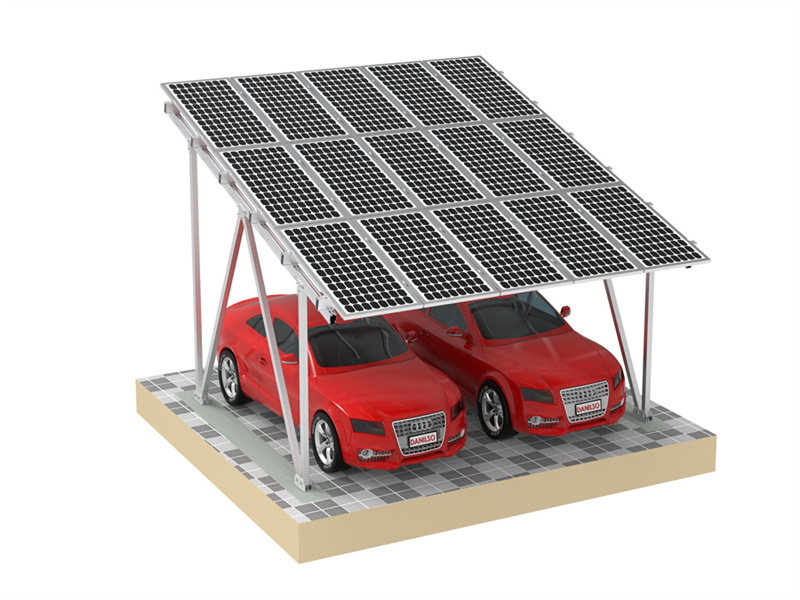 High Strength PV Car Parking Solar Mounting Structures manufacturer 