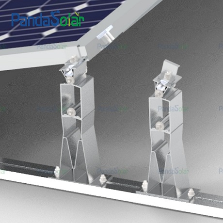 New Product Launch：Pandasolar Introduces New Product Aluminum Adjustable Angle Ballast for Flat Concrete Roofs